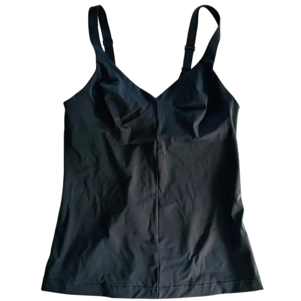 Lululemon Simply Sleek 2-in-1 Tank Black Size 8 Shapewear Layer Built-In Bra